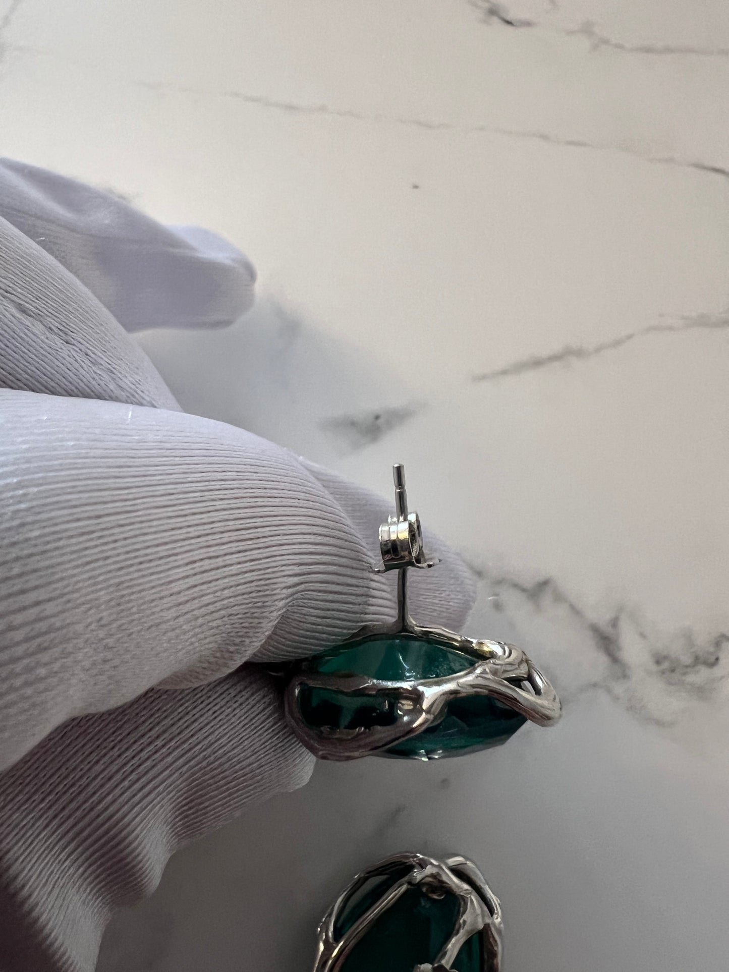 Orecchini in perla barocca