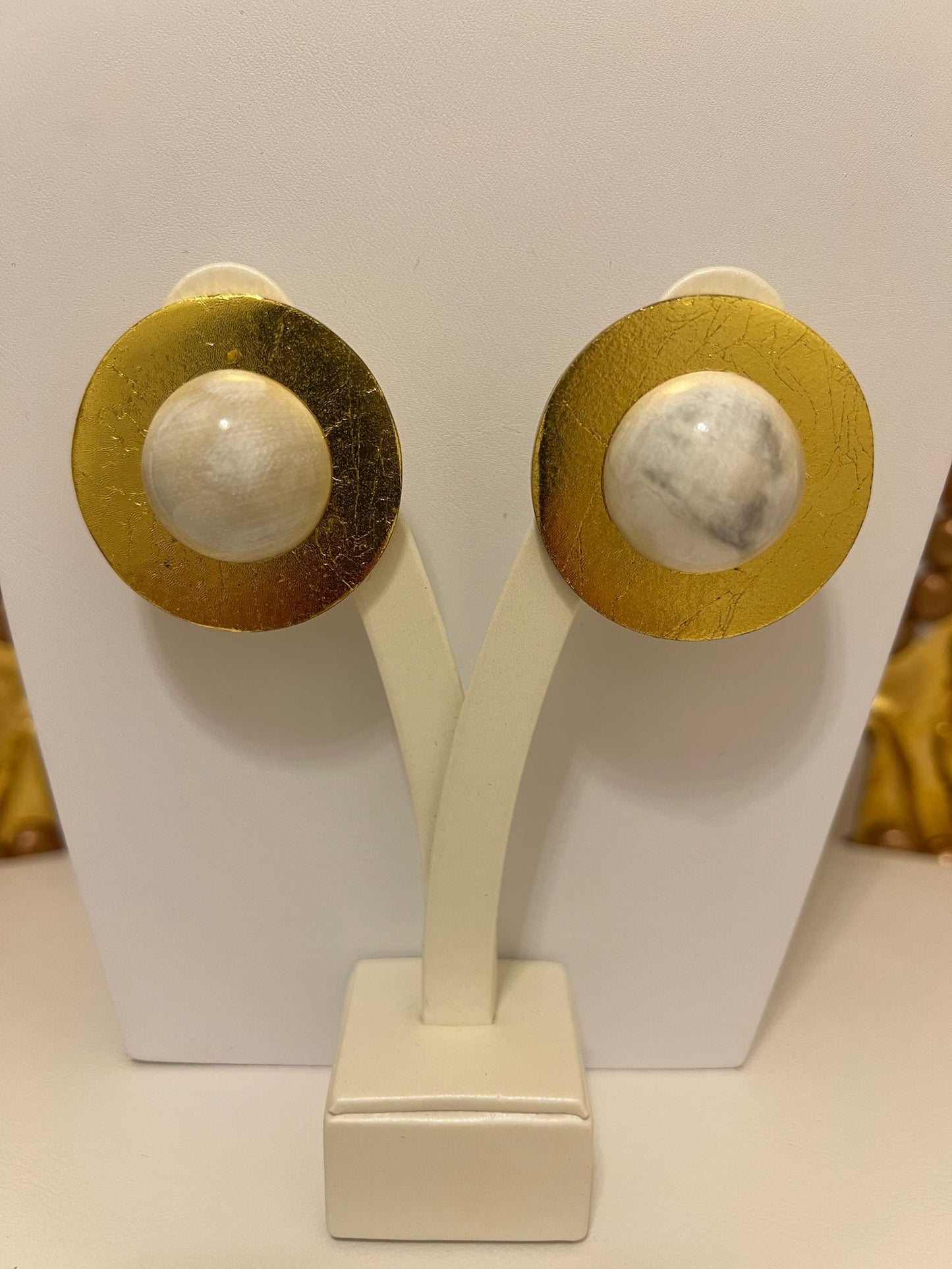 Orecchini in corno di bue