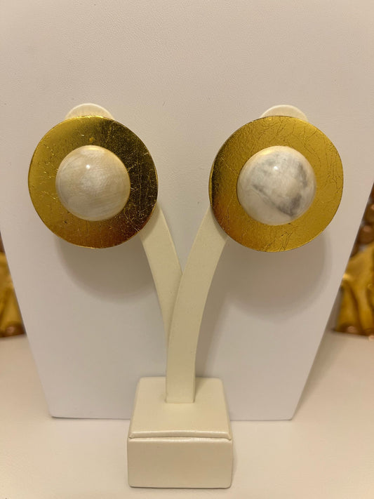 Orecchini in corno di bue